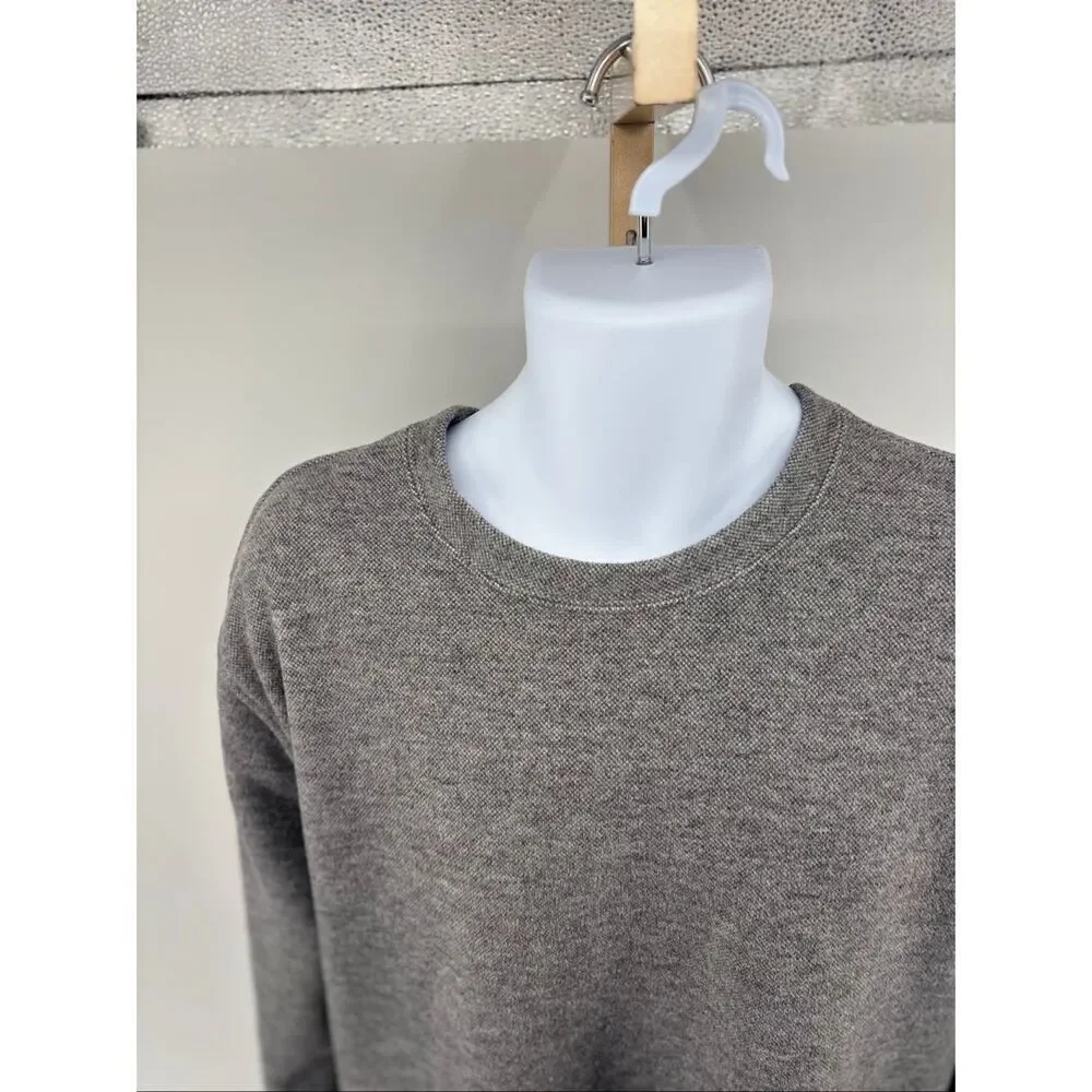 Jachs New York Mens Sweatshirt Size XL Grey Crew Neck Shirt Fleece